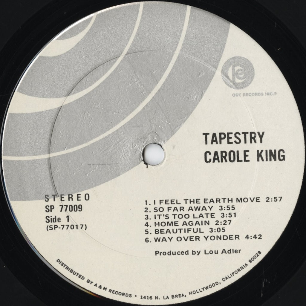 Carole King – Tapestry (SP-77009) LP 1970's US ODE | 中古LP