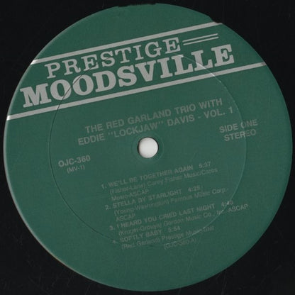 Red Garland / レッド・ガーランド / Moodsville Volume 1 (OJC-360)