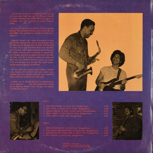 Preston Love - Omaha Bar-B-Q (KST 540) 1970 US Kent｜中古LP