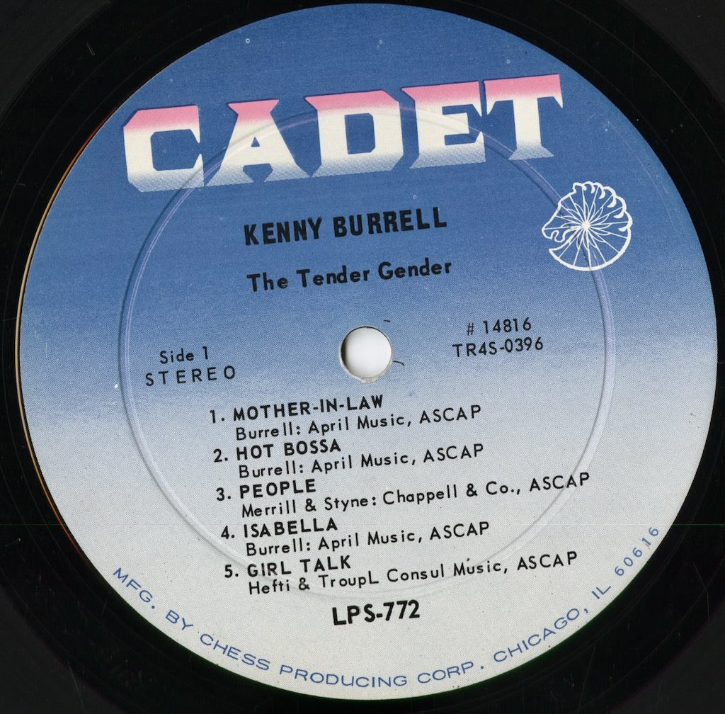 Kenny Burrell – The Tender Gender (LPS-772) 1966 US Cadet｜中古LP