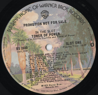 Tower Of Power - In The Slot (BS 2880) 1975 US Warner Bros.｜中古LP