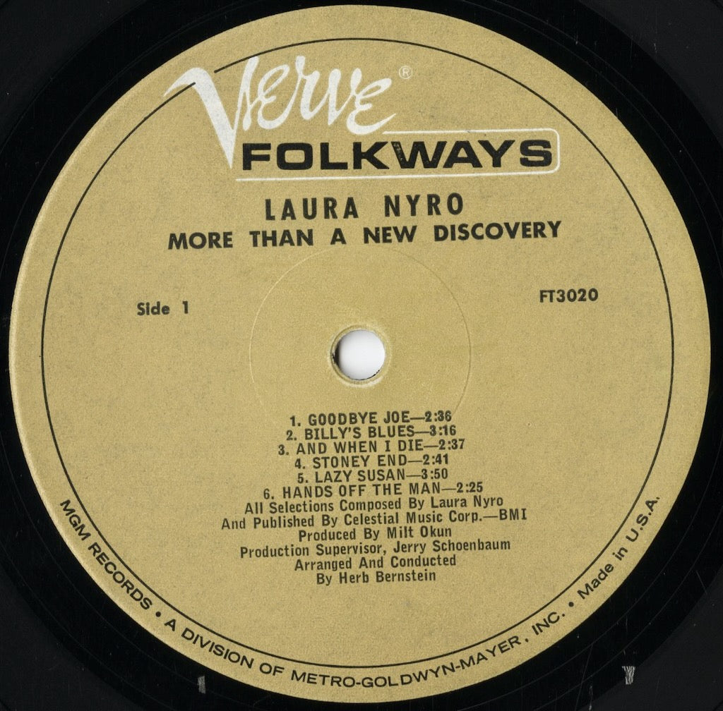 Laura Nyro - More Than A New Discovery (FT 3020) 1967 US Verve Forecast｜中古LP