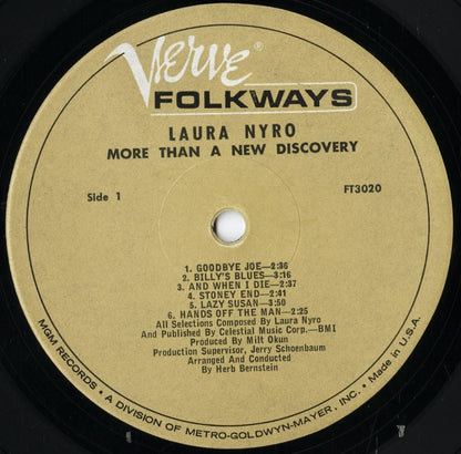 Laura Nyro - More Than A New Discovery (FT 3020) 1967 US Verve Forecast｜中古LP