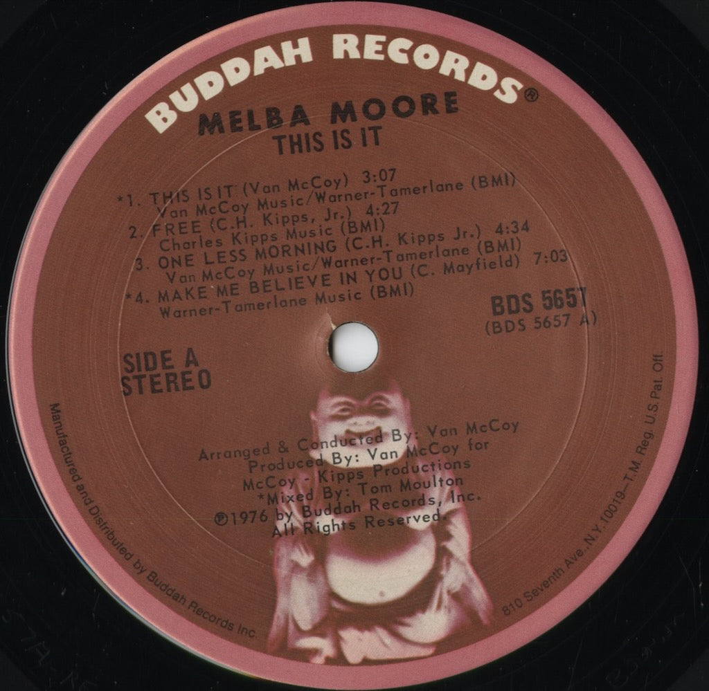 Melba Moore - This Is It (BDS5657) 1976 US Buddah｜中古LP