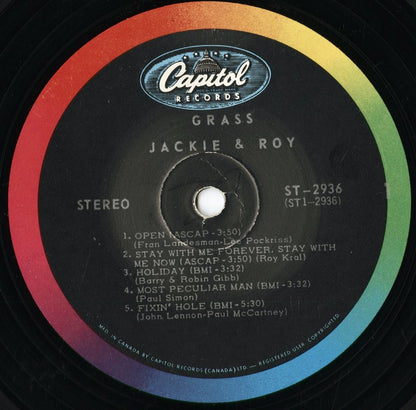Jackie & Roy - Grass (ST2936) 1968 US Capitol｜中古LP