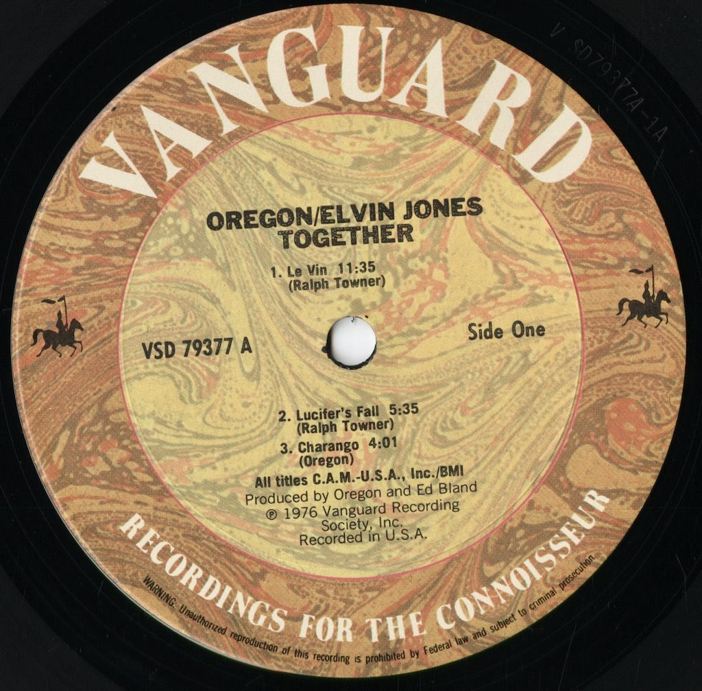Oregon, Elvin Jones - Together (VSD 79377) 1976 US Vanguard｜中古LP