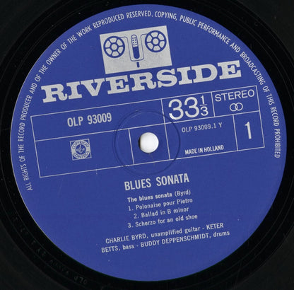Charlie Byrd - Blues Sonata (OLP 93009) 1961 NLD Riverside｜中古LP