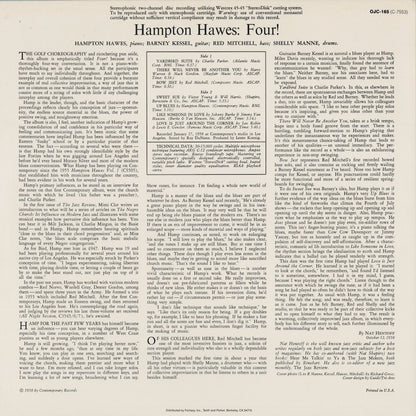 Hampton Hawes / ハンプトン・ホウズ / Four! (OJC-165)