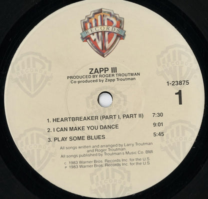 Zapp - III (1-23875) LP 1983 US Warner Bros.｜中古LP