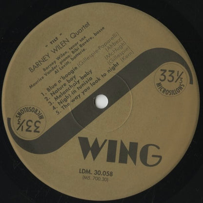 Barney Wilen / バルネ・ウィラン / Tilt (LDM. 30.058)
