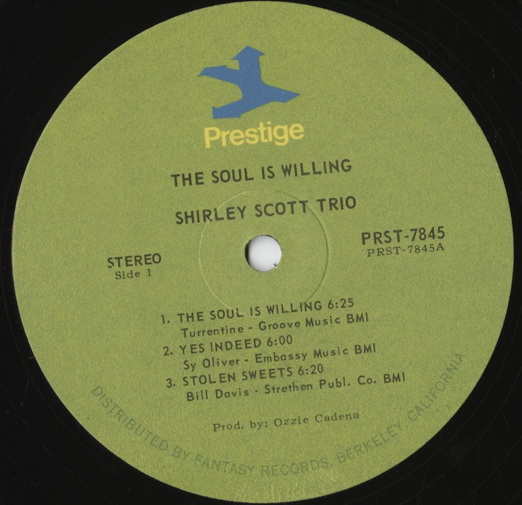 Shirley Scott - The Soul Is Willing (PRST 7845) 1970's US Prestige｜中古LP