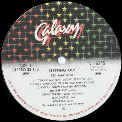 Red Garland / レッド・ガーランド / Stepping Out (VIJ-6355)