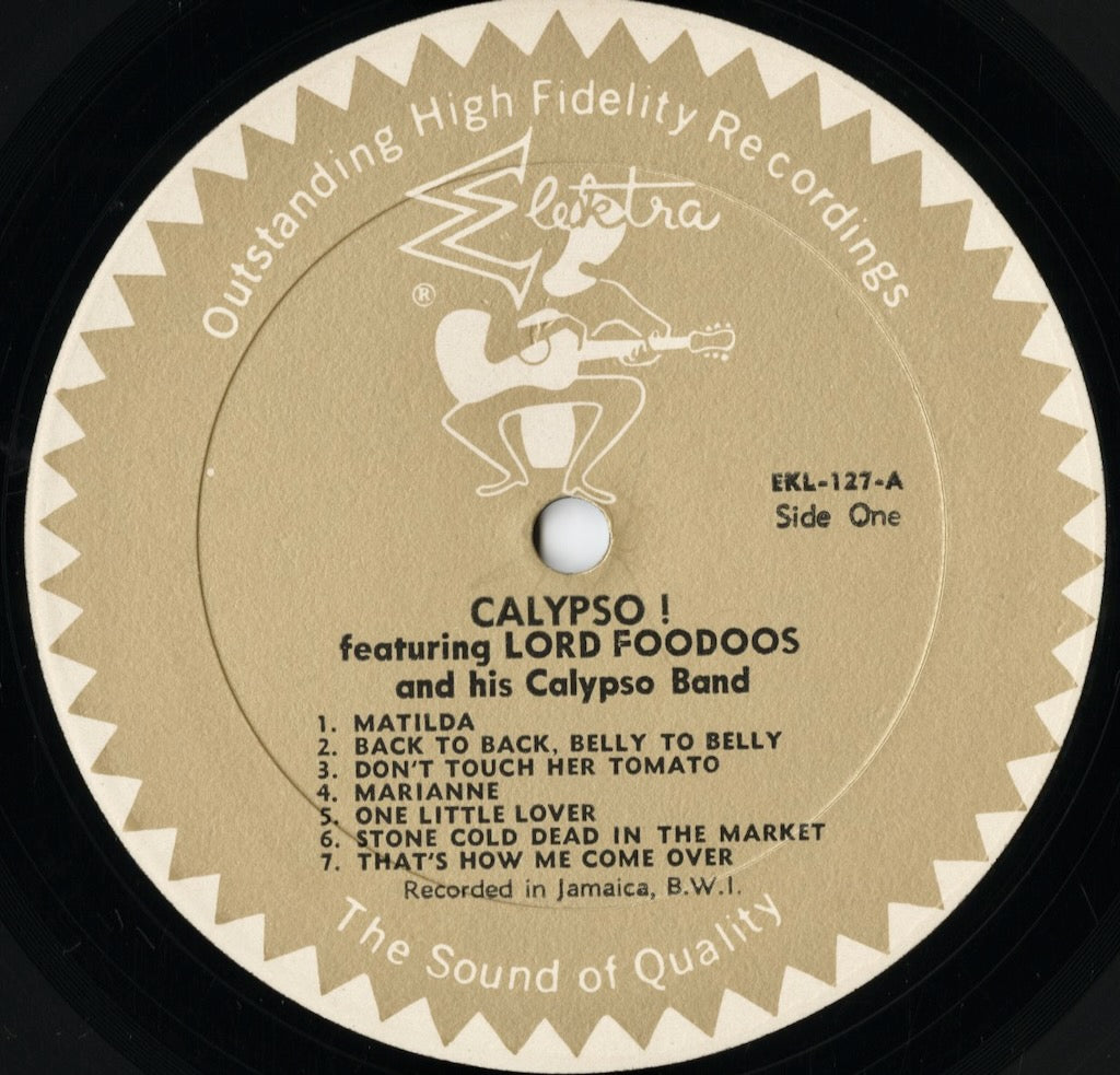 Lord Foodoos and His Calypso Band - Mister Calypso (EKL-127) LP 1959 US Elektra