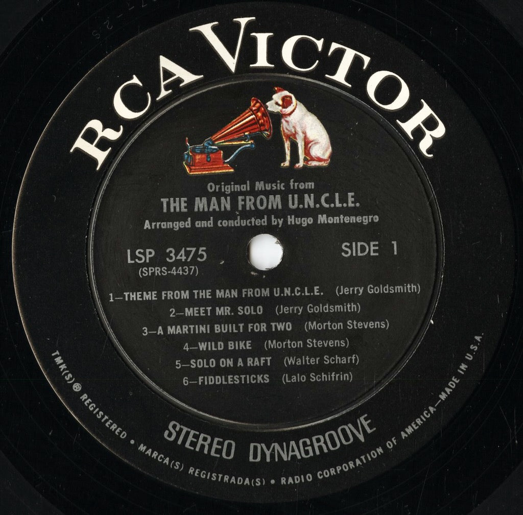 Hugo Montenegro - Music from The Man From U.N.C.L.E. (LSP3475) 1965 US RCA｜中古LP