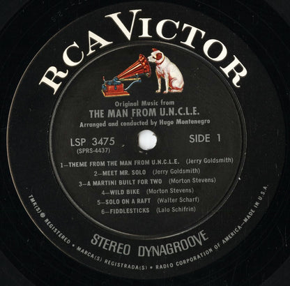 Hugo Montenegro - Music from The Man From U.N.C.L.E. (LSP3475) 1965 US RCA｜中古LP
