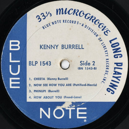 Kenny Burrell / ケニー・バレル / Kenny Burrell (1956) (BLP 1543) US Blue Note - 767 Lexington Ave NYC