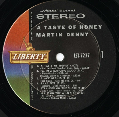 Martin Denny - A Taste Of Honey (LST-7237) 1962 US Liberty STEREO｜中古LP