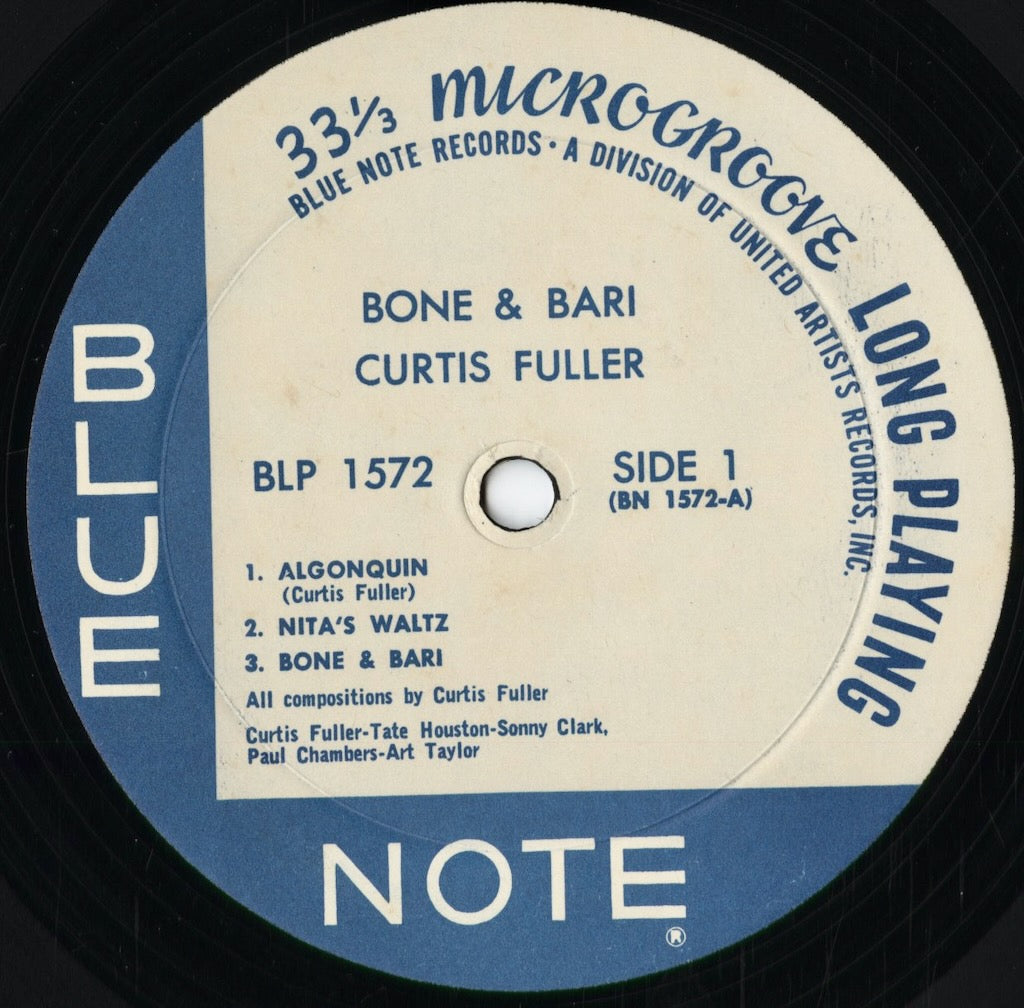 Curtis Fuller / Bone & Bari (BLP 1572) 1972 US Blue Note｜中古LP