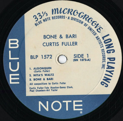 Curtis Fuller / Bone & Bari (BLP 1572) 1972 US Blue Note｜中古LP