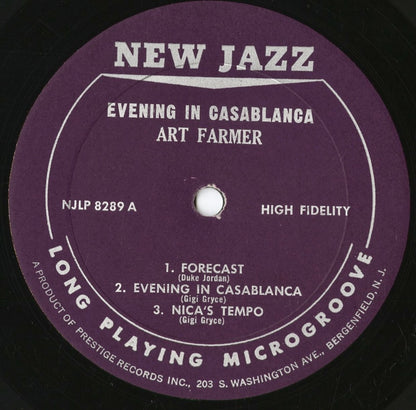 Art Farmer - Evening In Casablanca (NJLP 8289) 1963 US New Jazz｜中古LP