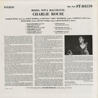 Charlie Rouse - Bossa Nova Bacchanal (GXK 8206) 1981 JPN Blue Note｜中古LP