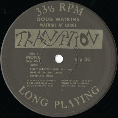 Doug Watkins / ダグ・ワトキンス / Watkins At Large (TRLP 20)