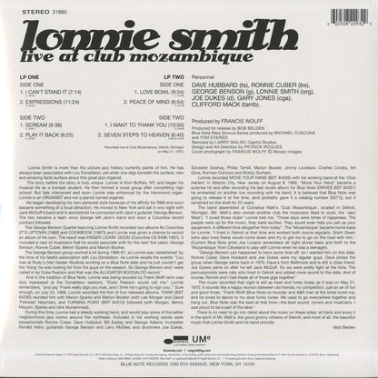 Lonnie Smith / ロニー・スミス / Live At Club Mozambique (180g) -2LP (0822932)