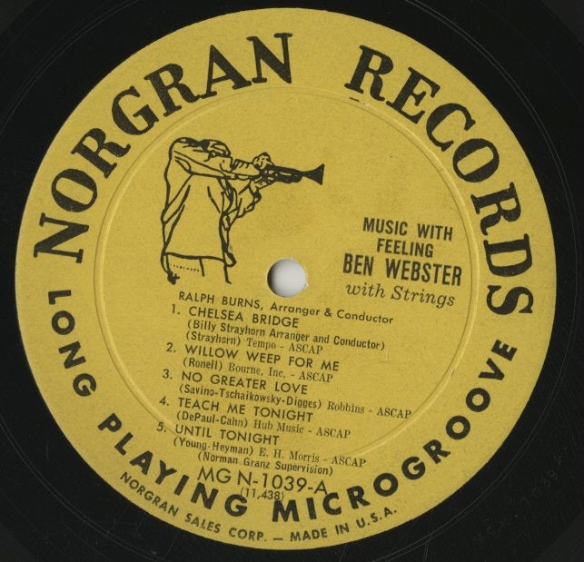 Ben Webster With Strings / Music With Feeling (MGN-1039)