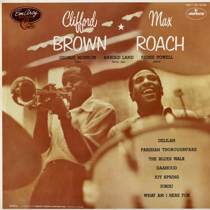 Clifford Brown and Max Roach – Clifford Brown and Max Roach (15PJ-2018(M)) Mercury