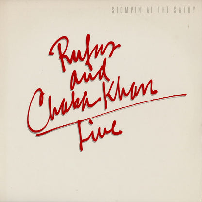 Rufus And Chaka Khan - Live - Stompin' At The Savoy (9 23679-1) 1983 US Warner｜中古LP