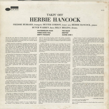 Herbie Hancock / ハービー・ハンコック / Takin' Off (BST 84109)