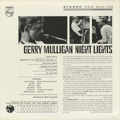 Gerry Mulligan / ジェリー・マリガン / Night Lights (UCJU-9075)