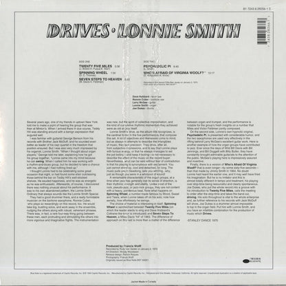 Lonnie Smith - Drives (B1 7243 8 28266 1 3) LP 1994 US Blue Note｜中古LP