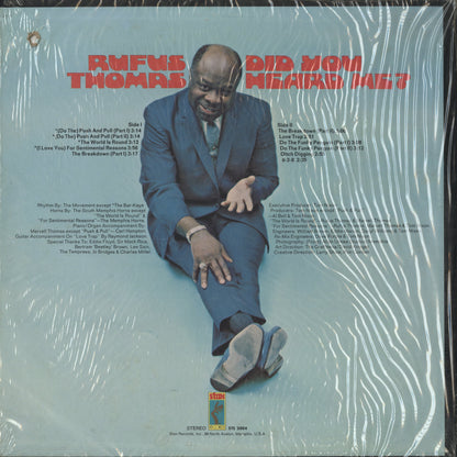 Rufus Thomas - Did You Hear Me? (STS 3004) 1972 US Stax｜中古LP