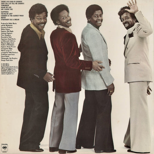 The Manhattans - There's No Good In Goodbye (JC 35252) 1978 US Columbia｜中古LP