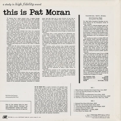 Pat Moran Trio / パット・モラン・トリオ / This Is Pat Moran(20EL5031)