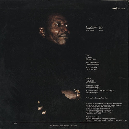 Tommy Flanagan - Red Mitchell - Elvin Jones / Super-Session (28MJ 3001) LP 1980 JPN enja｜中古LP