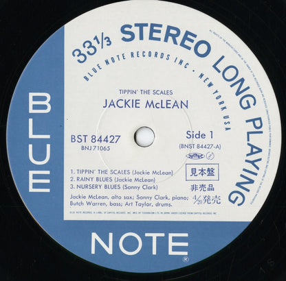 Jackie McLean - Tippin' The Scales (BNJ 71065) 1985 JPN Blue Note｜中古LP
