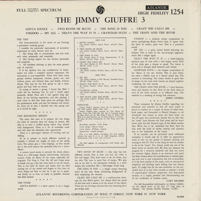 The Jimmy Giuffre 3 / The Jimmy Giuffre 3 (P-6139A) LP JPN Warner Pioneer｜中古LP