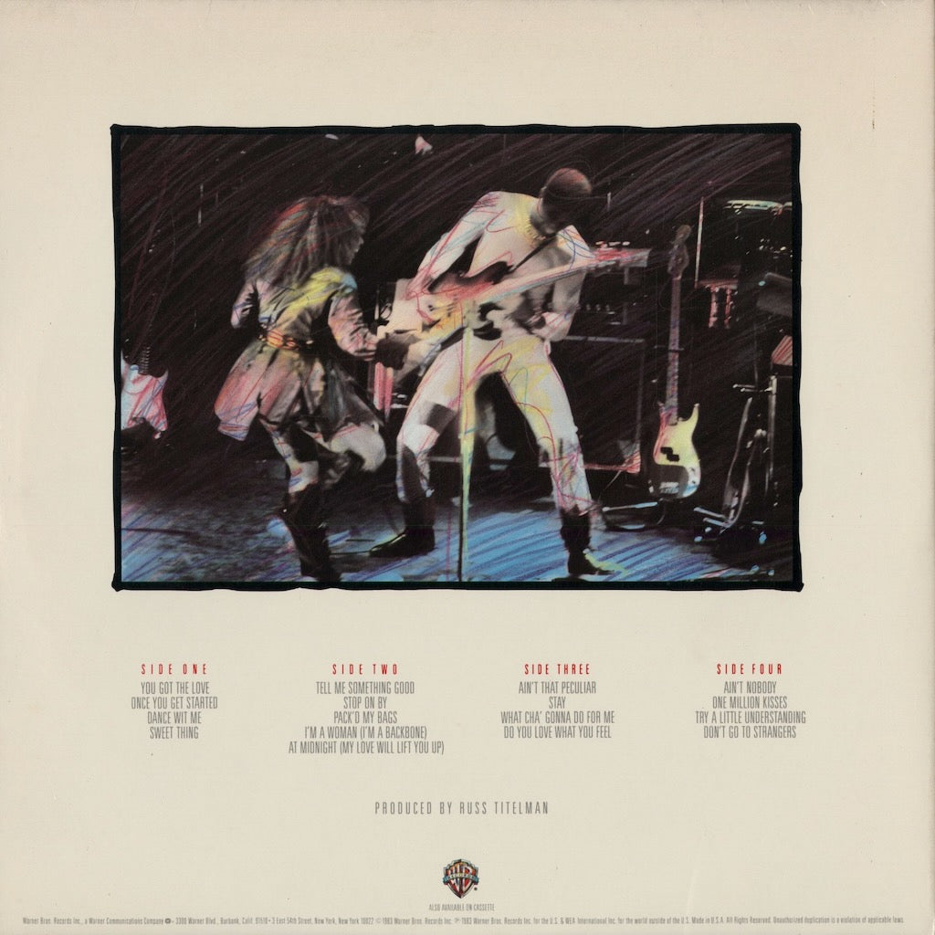 Rufus And Chaka Khan - Live - Stompin' At The Savoy (9 23679-1) 1983 US Warner｜中古LP
