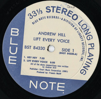 Andrew Hill - Lift Every Voice (BST-84330) 1970 US Blue Note｜中古LP