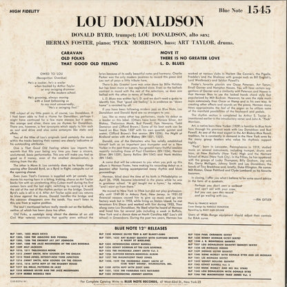 Lou Donaldson - Wailing With Lou (GXK 8094) LP 1978 JPN Blue Note｜中古LP