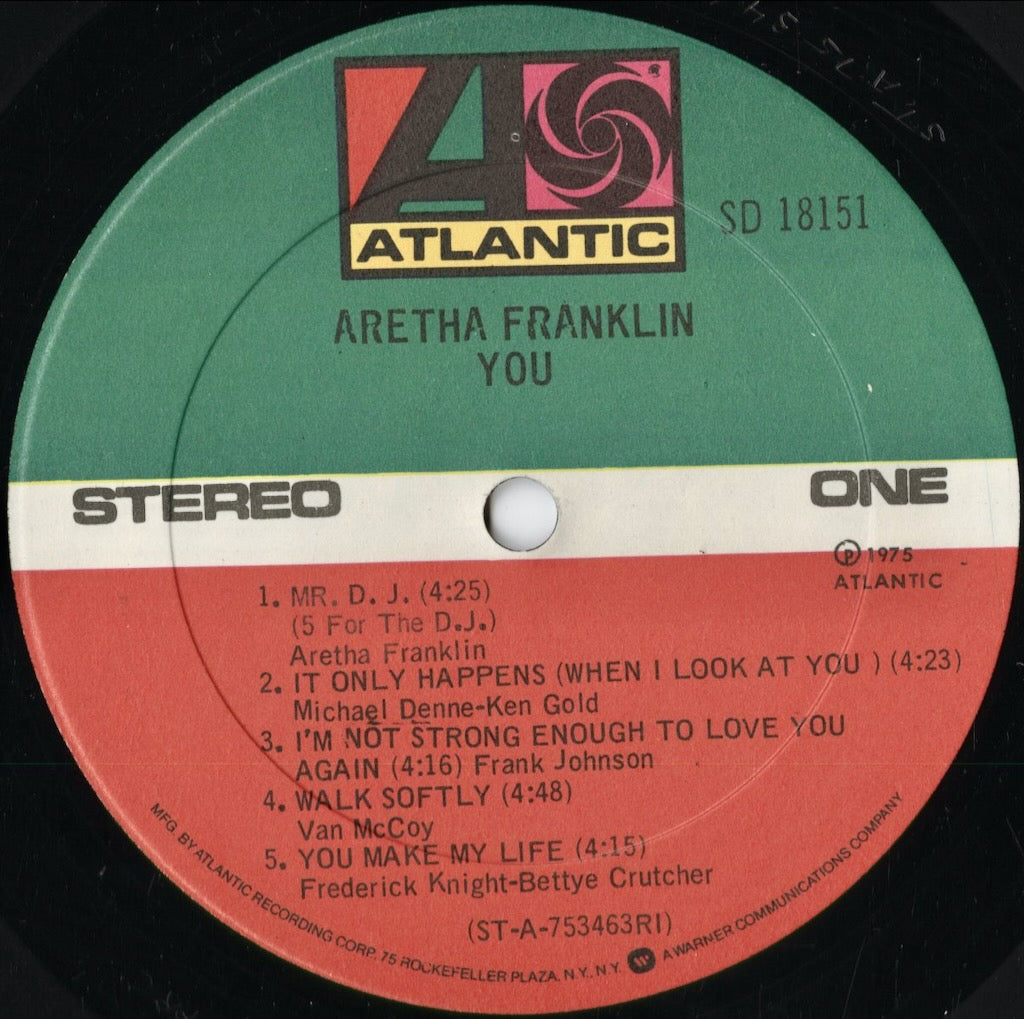 Aretha Franklin – You (SD 18151) 1975 US Atlantic｜中古LP