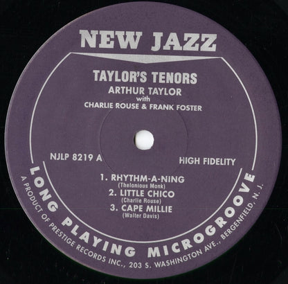 Arthur Taylor - Taylor's Tenors (VIJJ-30073) 1995 JPN New Jazz/Victor｜中古LP