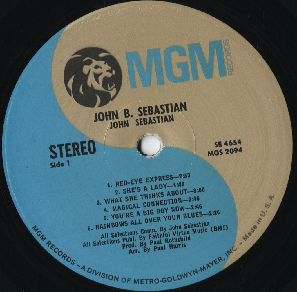 John B. Sebastian - John B. Sebastian (SE-4654) 1970 US MGM｜中古LP