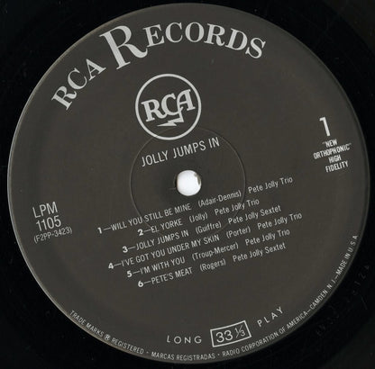 Pete Jolly – Jolly Jumps In (BVJJ-2812) LP 1993 JPN RCA｜中古LP