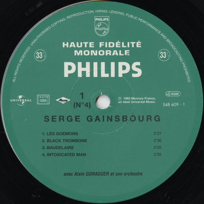 Serge Gainsbourg – N°4 (548 609-1) 10inch 2001 FRA Philips