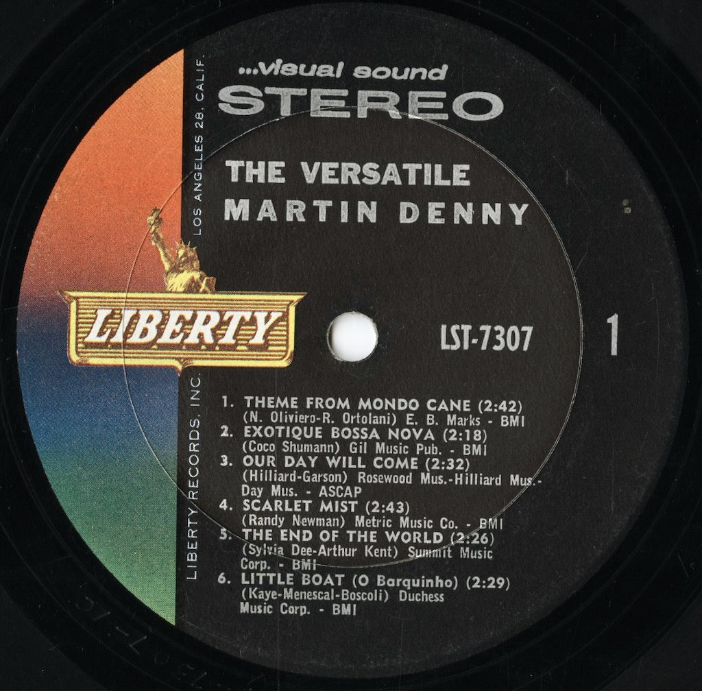 Martin Denny - The Versatile Martin Denny (LST-7307) 1963 US Liberty STEREO｜中古LP
