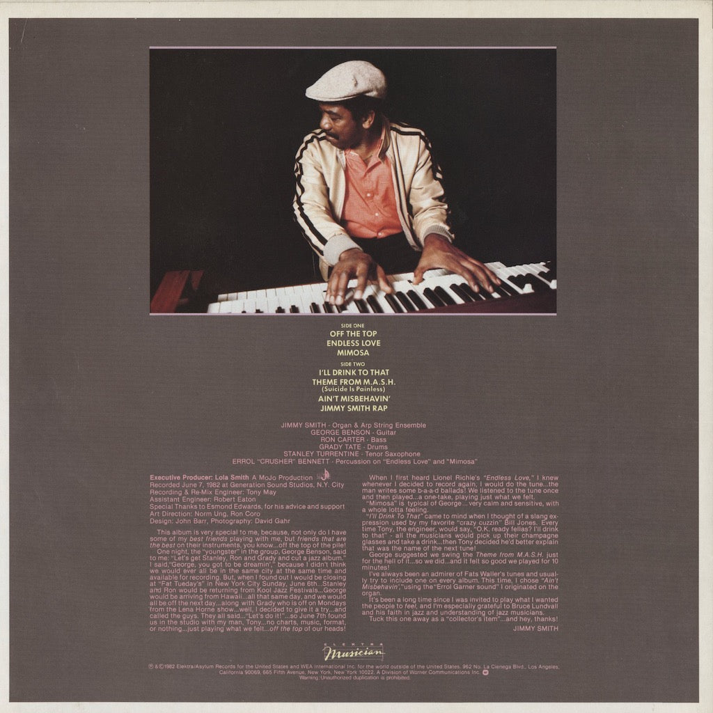 Jimmy Smith / ジミー・スミス / Off The Top  (P-11254)