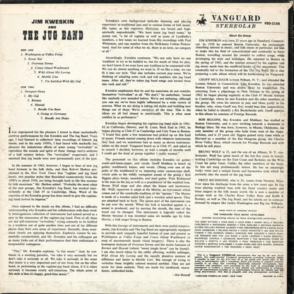 Jim Kweskin And The Jug Band - S.T. (VSD-2158) LP 1968 US Vanguard｜中古LP